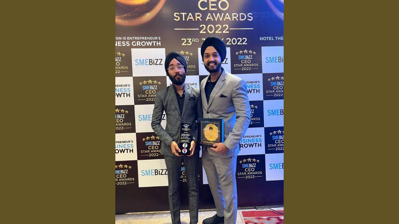 Satbir Singh, Trustee of Sikhaid, is awarded CEO of the year 2022 by SMEBiZZ