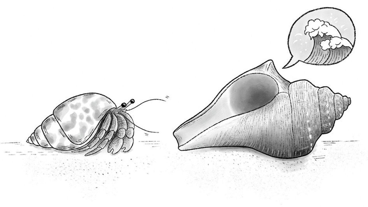 Jessica Luis’ illustration from the book, Superpowers on the Shore