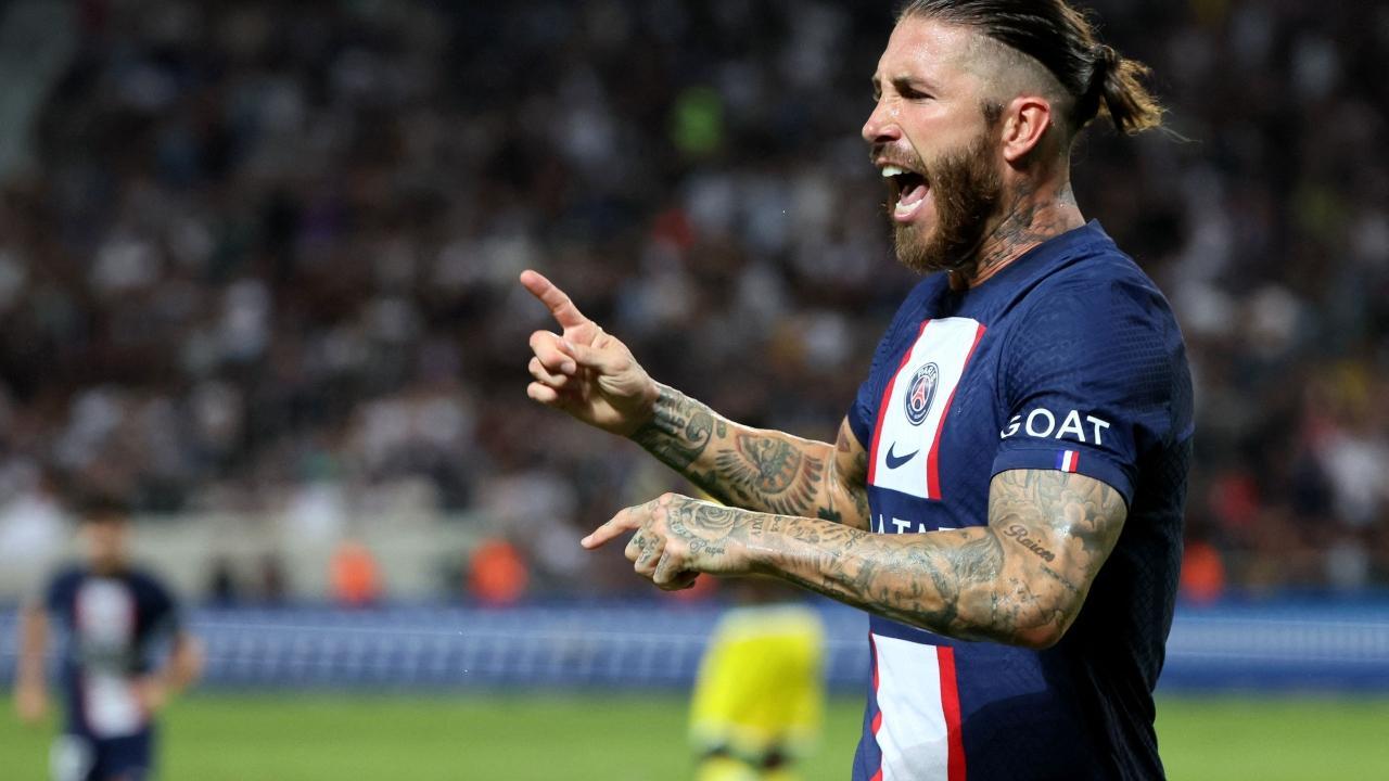 Watch: PSG defender and ex-Real Madrid captain Sergio Ramos unveils hilarious goal celebration with Hakimi