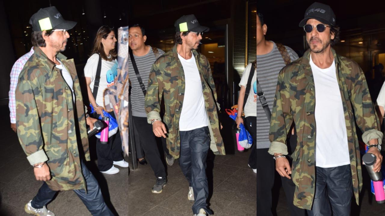 Shah Rukh Khan returns to Mumbai in style after 'Dunki' shoot in Europe; watch