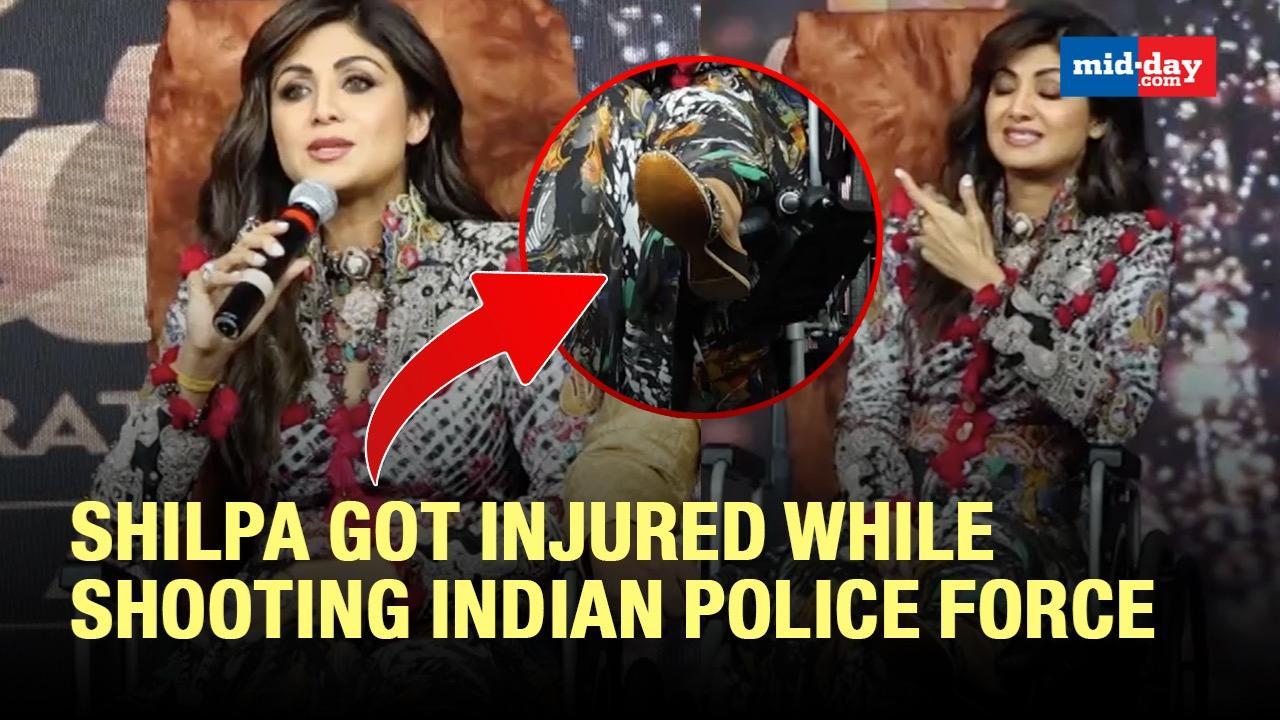 Shilpa Shetty Got Injured While Shooting For Indian Police Force