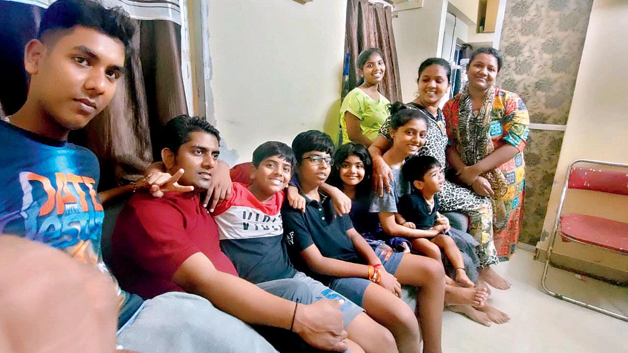 Shiryansh with the Dholakiya family