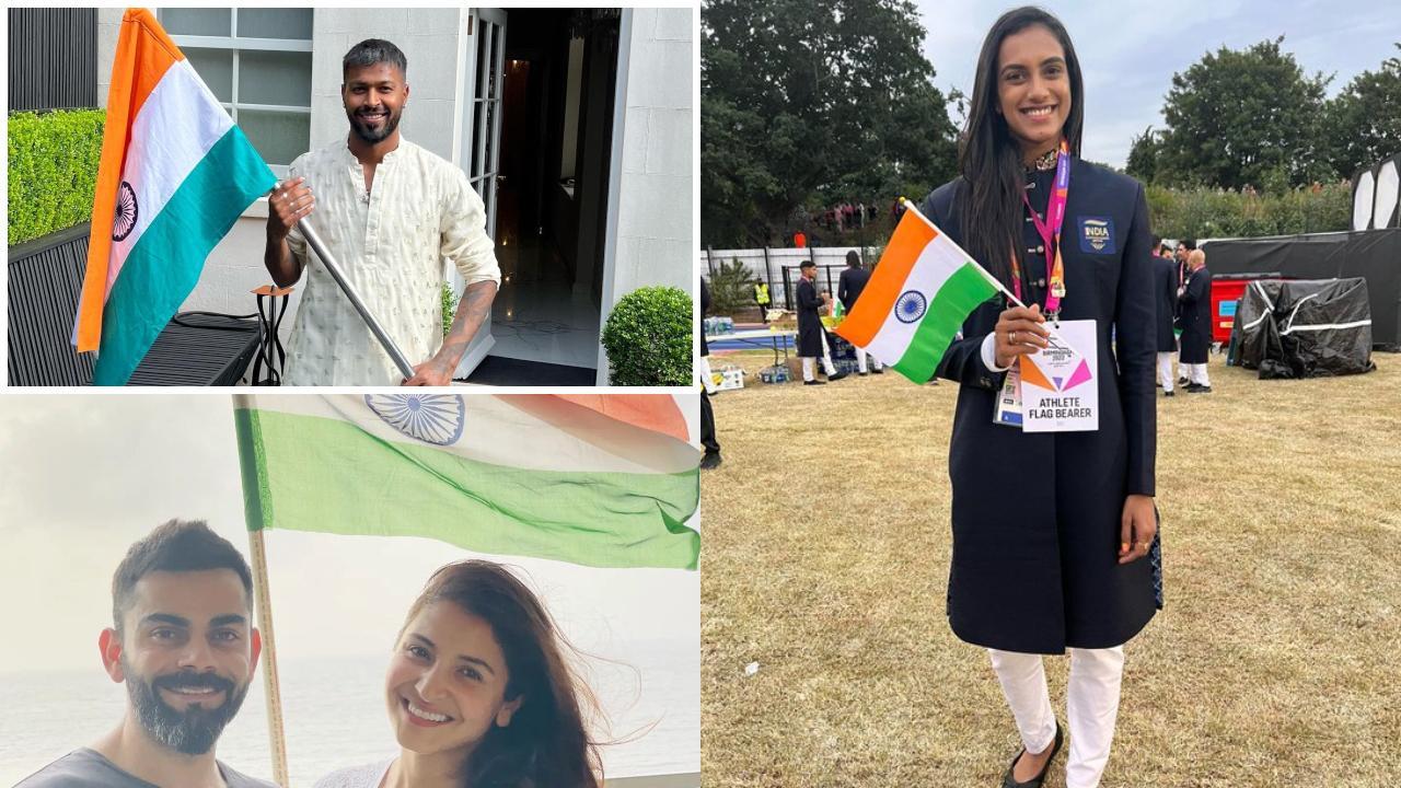 Photos: Indian sports stars celebrate Independence Day 2022