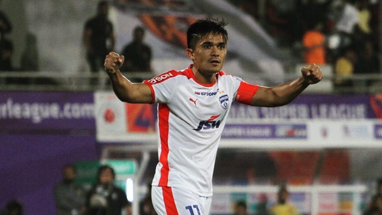 Sunil Chhetri soon went on to become the face of Bengaluru FC in the ISL and has played in 114 ISL matches during which he has scored 51 goals to go with 10 assists. Picture Courtesy/ Official Instagram account of Sunil Chhetri