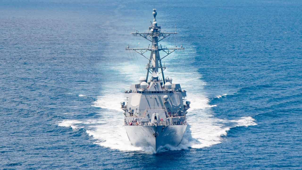 US warships sail through the Taiwan Strait after Pelosi visit