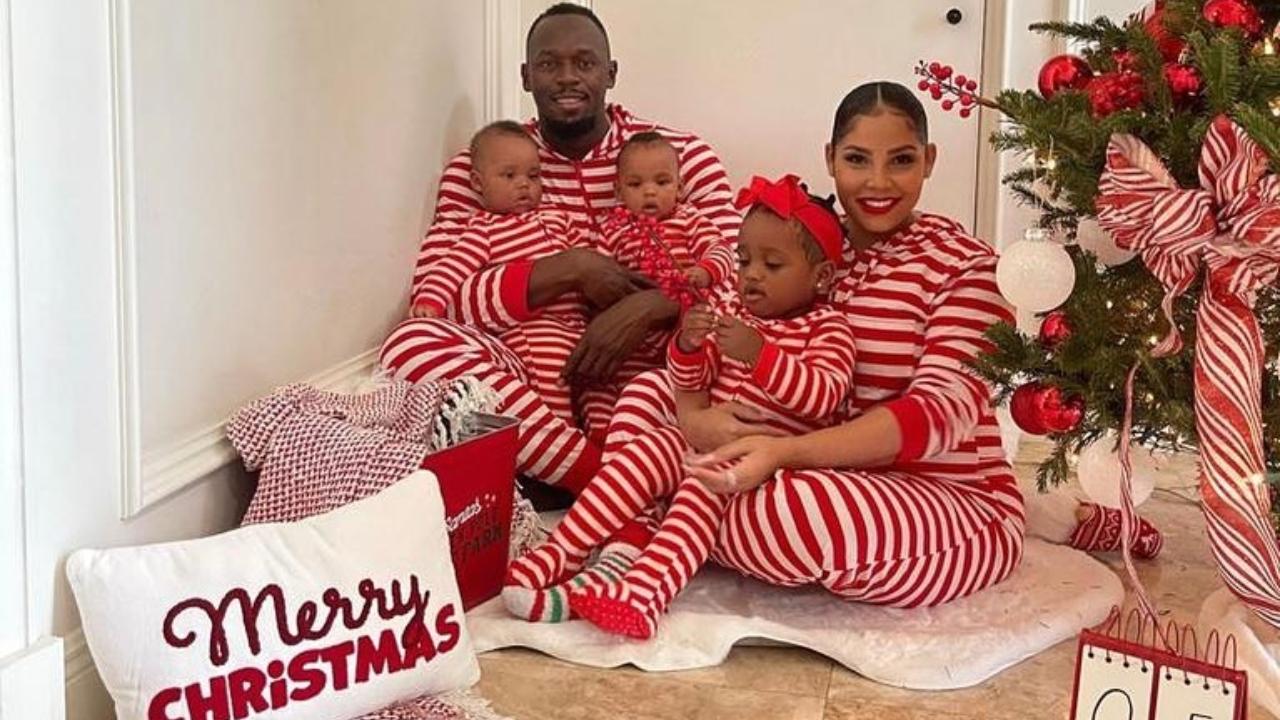 Bolt's long time partner is Kasi Bennett and the pair are parents to three children. Pic/ Official Instagram account of Usain Bolt