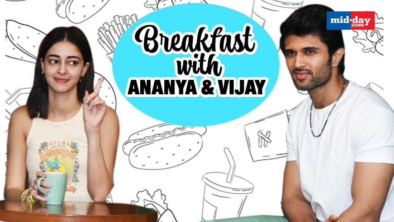 Vijay Deverakonda Ditches Chappals For Breakfast With Ananya Panday
