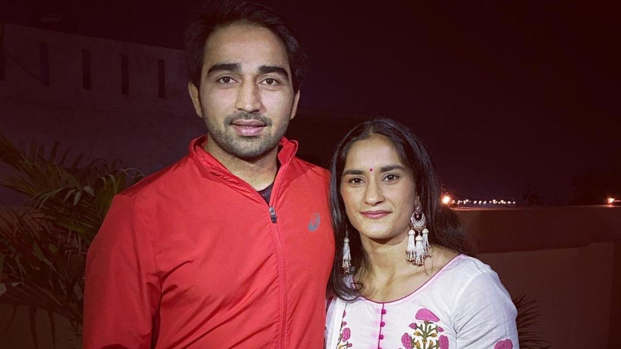 Vinesh is married to Somvir Rathee who is also a wrestler. Picture Courtesy/ Official Instagram account of Vinesh Phogat