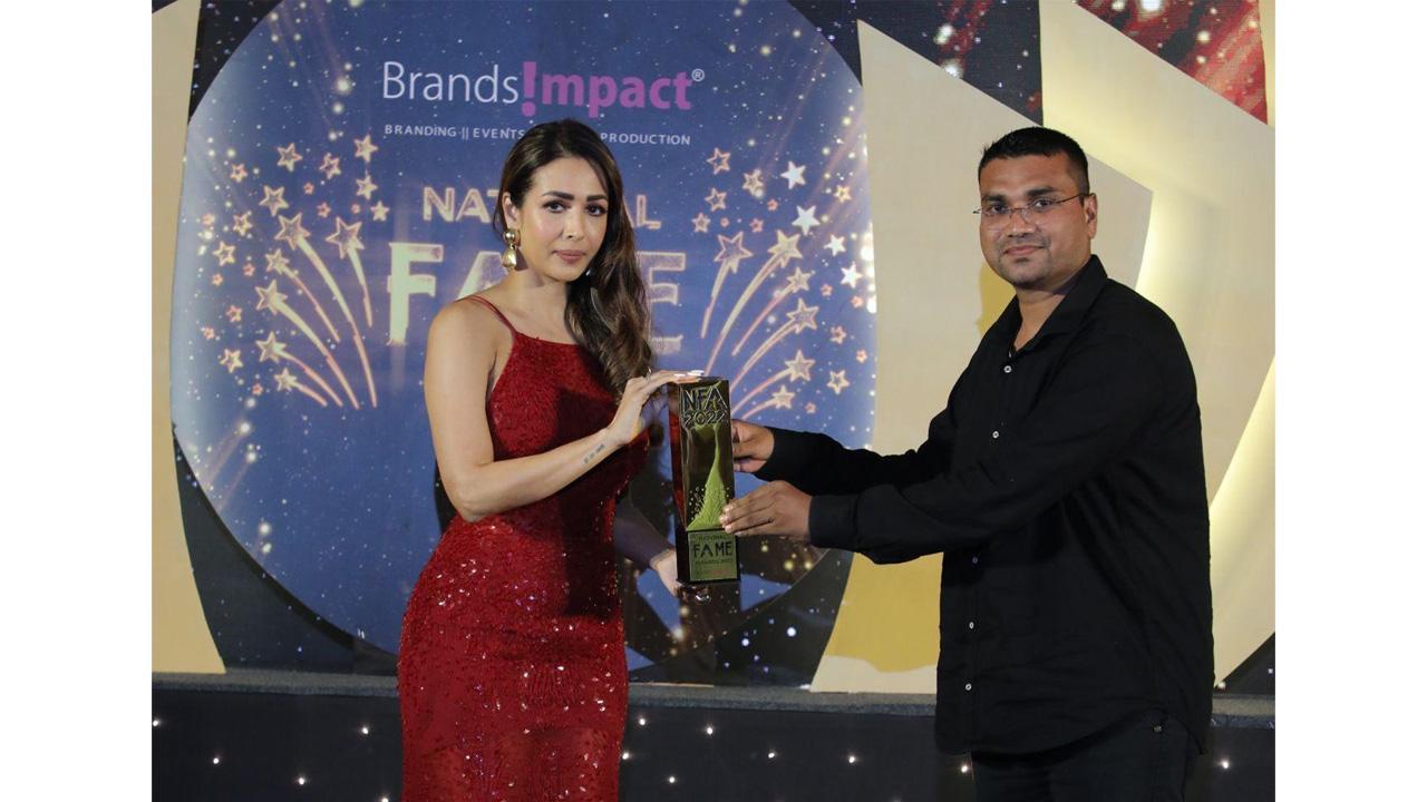 Vishal Yashwant Borase conferred with Brands Impact National Fame Award 2022