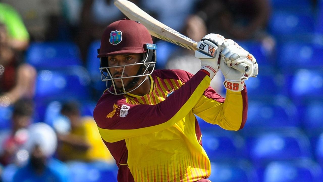 Chasing a target of 139, West Indies' opener Brandon King started brightly despite the other batsman struggling against the Indian bowling attack. Picture Courtesy/ AFP