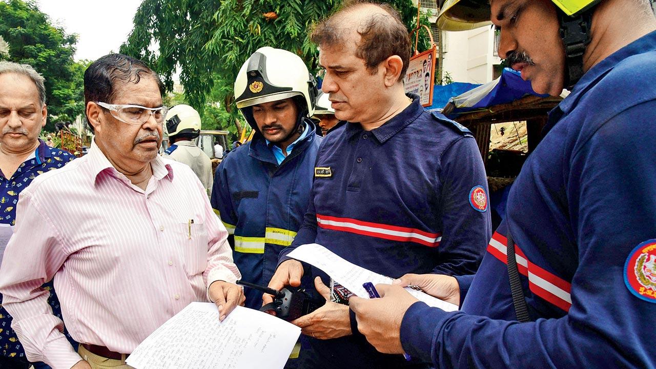 Chandrakant Orlekar, former secretary of the society