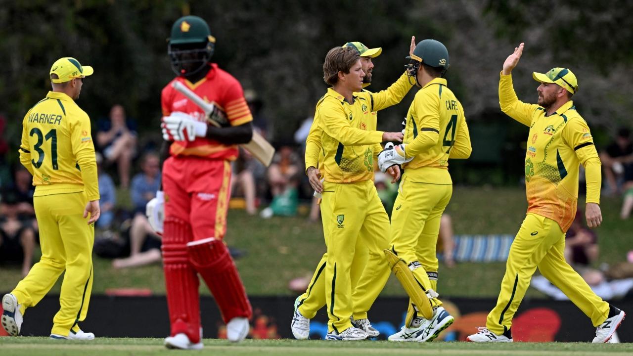 AUS vs ZIM: Aussies beat Zimbabwe by 5 wickets in 1st ODI