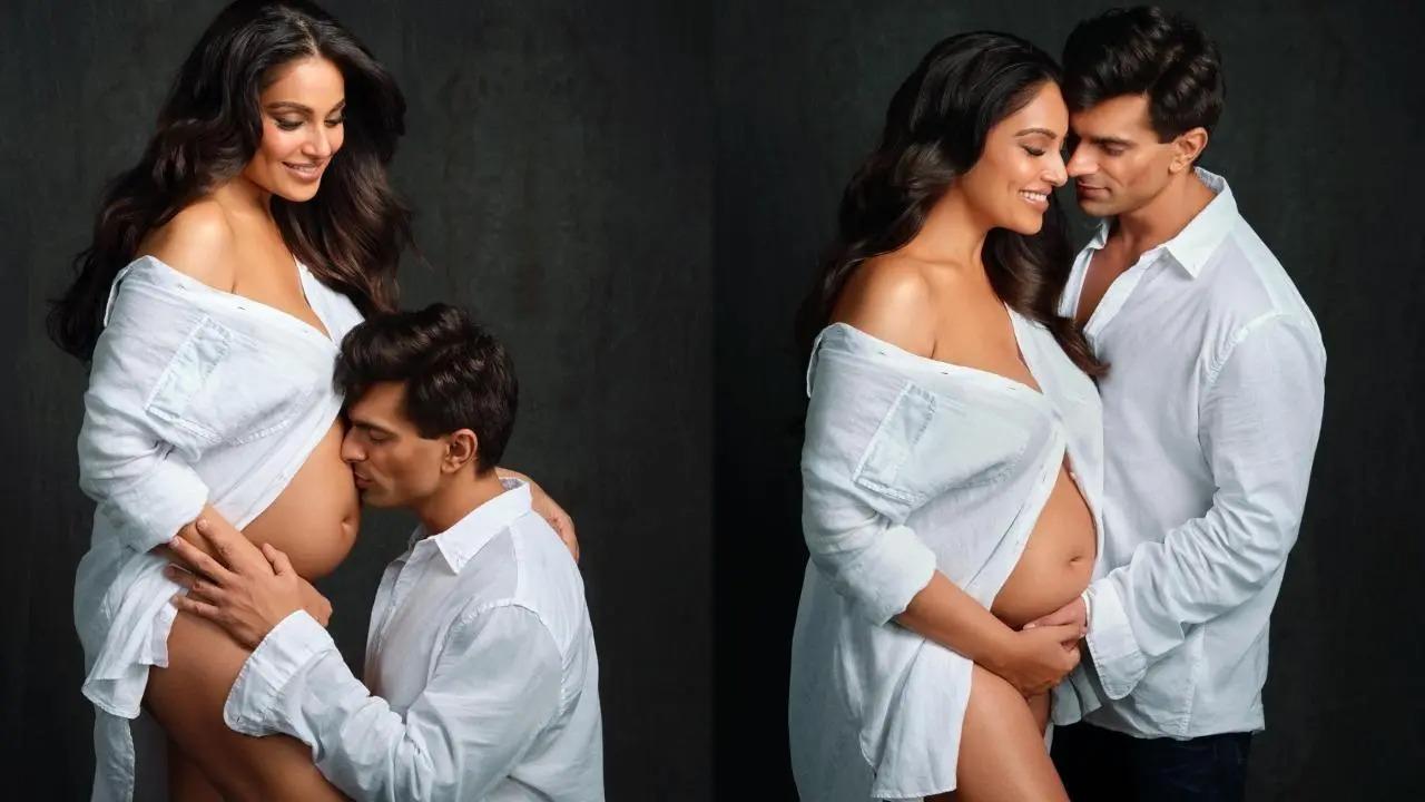 Bipasha Basu and Karan Singh Grover expecting their first child; actress shares picture flaunting baby bump. Read full story here
