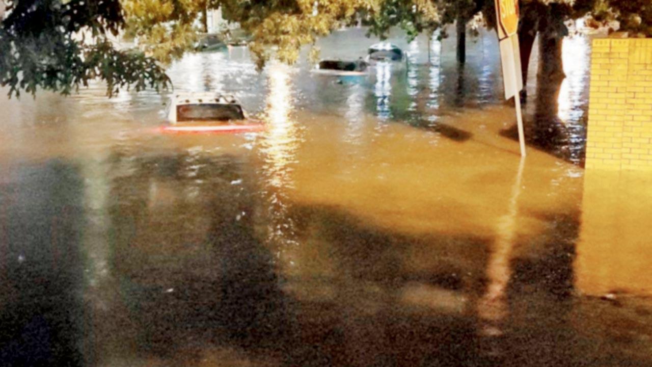 Heavy rain floods streets across Dallas-Fort Worth