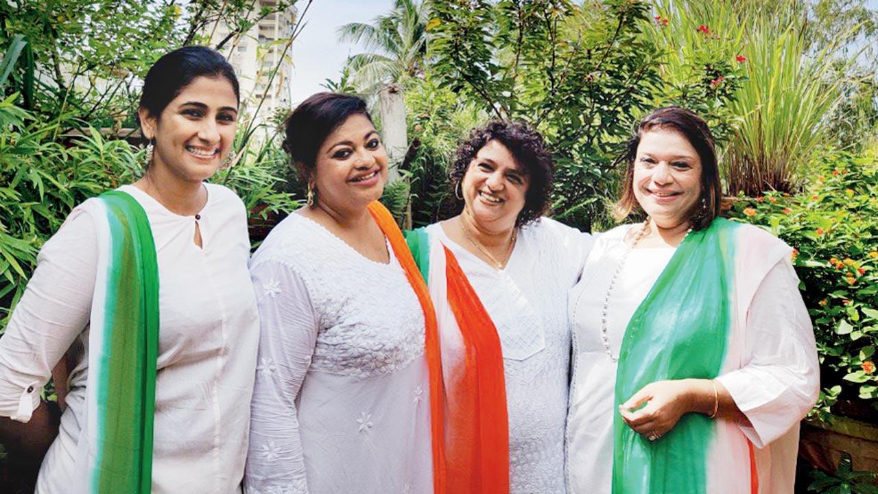 (From left) Karen Dsouza, Marie Paul, Mimosa Almeida Pinto and Ella Atai