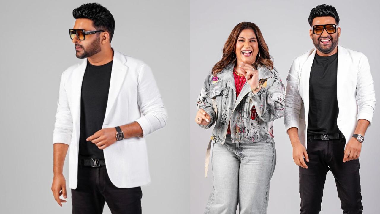 Kapil Sharma impresses with his new look; credits wife Ginni Chatrath as  his stylist
