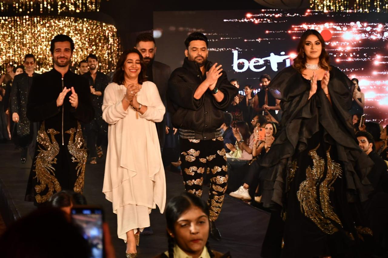 Kapil turned the showstopper for the Beti Fashion Show 2022, which took place on Sunday evening in Mumbai