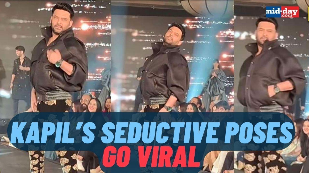 Kapil Sharma Makes Ramp Walk Debut | Poses Hilariously In Viral Video