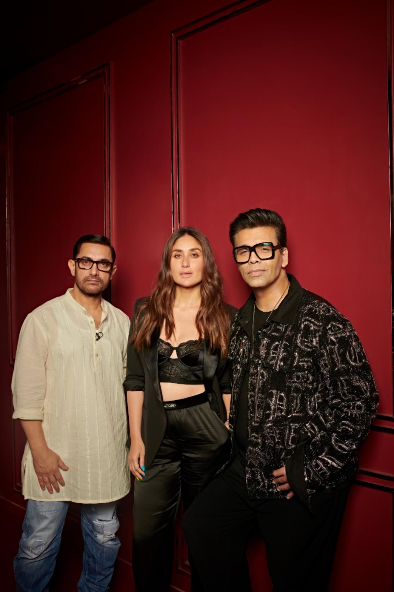 Aamir Khan's fashion choices
On Thursday's episode, Aamir Khan and Kareena Kapoor Khan participated in a new segment called “Actor Trolling Actor” where the two actors had to ask questions to each other.he saw the card that had the question, “On a scale of 1-10, rate my fashion sense.” Both Karan and Kareena burst out laughing. In her iconic Poo mode, Kareena said, “Non-applicable.” To this, Aamir responded with a smile, “She means there is no fashion sense.”
Speaking about how his ex-wife Kiran Rao reacts to his fashion choices, Aamir said, “Kiran and I have this standard joke. I have weird 3/4th pants. They fit here (pointing to right below his knees). With an elastic. They have a weird shape. But I find them very comfortable. So, when I'm going out, Kiran asks me, 