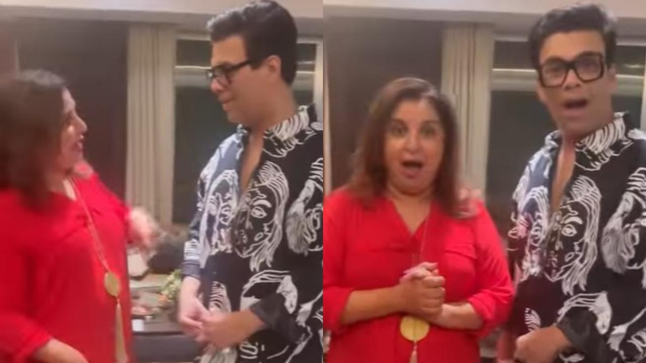 Watch: Karan Johar and Farah Khan mock each other's fashion sense in this hilarious video