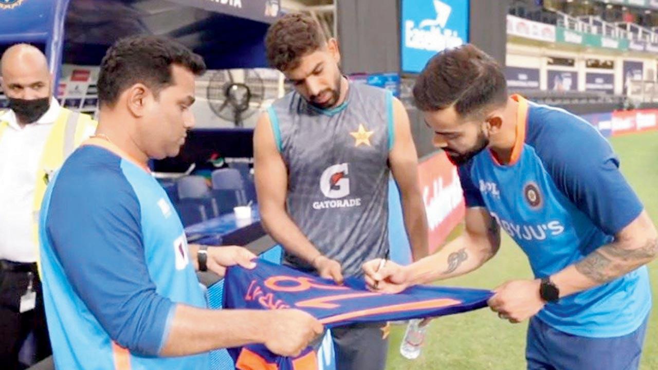 Kohli’s video of gifting autographed jersey to Pak’s Haris Rauf goes viral