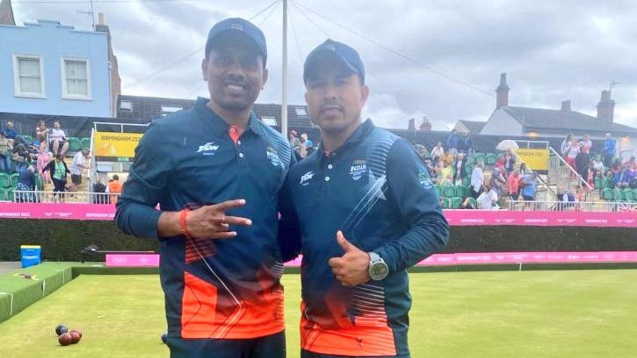 Indian men’s lawn bowl pair in quarter-finals