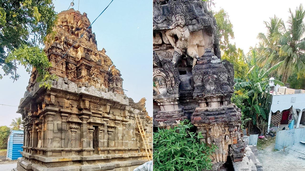 Surender Kumar of Mamchand House Uplifting Pvt Ltd says his firm took on the challenging task of shifting an 800-year-old temple in Tamil Nadu belonging to the Chola period. Pics Courtesy/Surender Kumar
