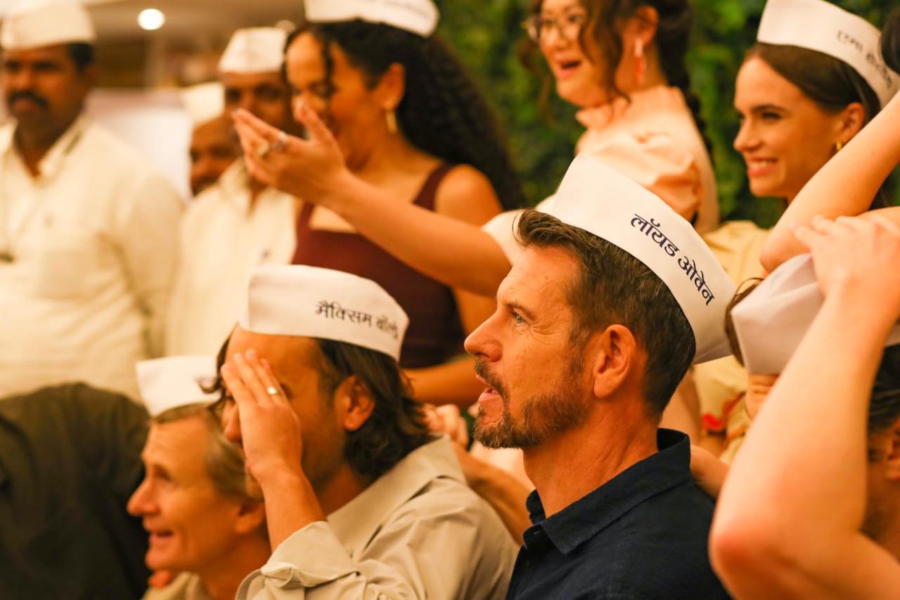 Other than this, the cast and the showrunner were further seen spending a great time with Mumbai’s Dabbawallas. While they not only clicked pictures with the dabbawalas, The team didn’t left any chance to get into the real feel of their lifestyle as they wore Gandhi caps with their names written on them