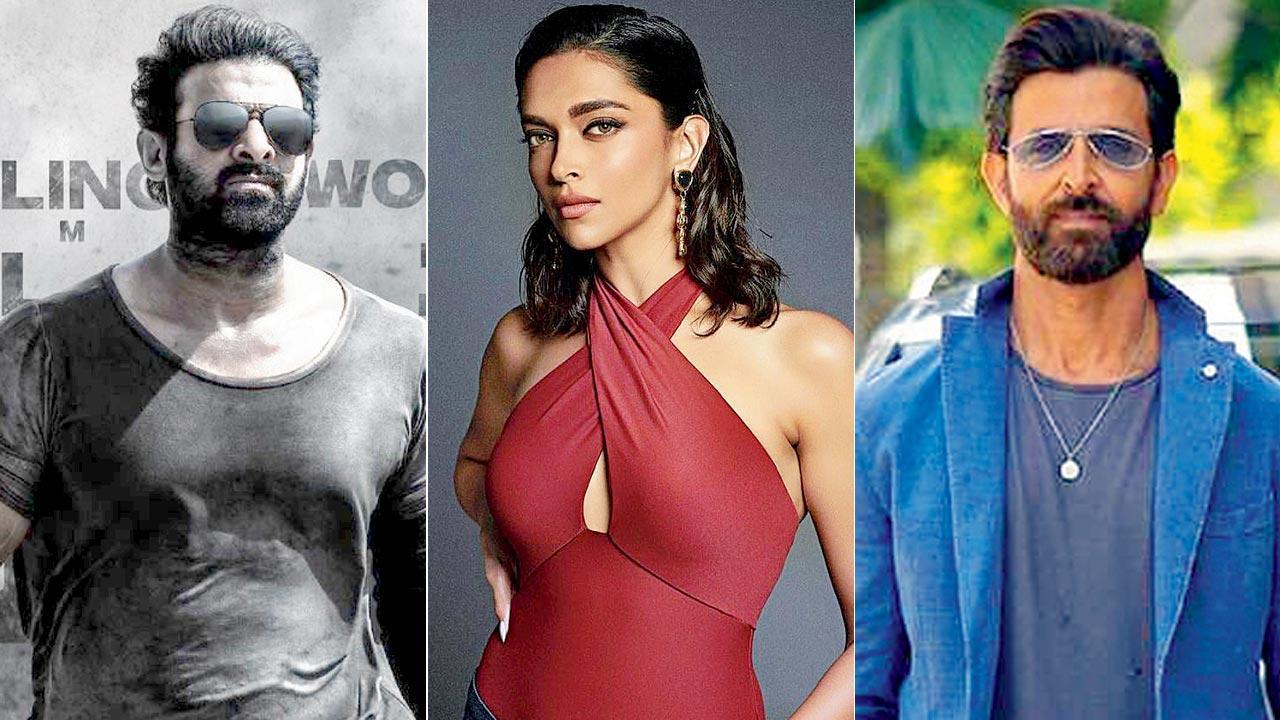 Have you heard? Prabhas to clash with Hrithik, Deepika