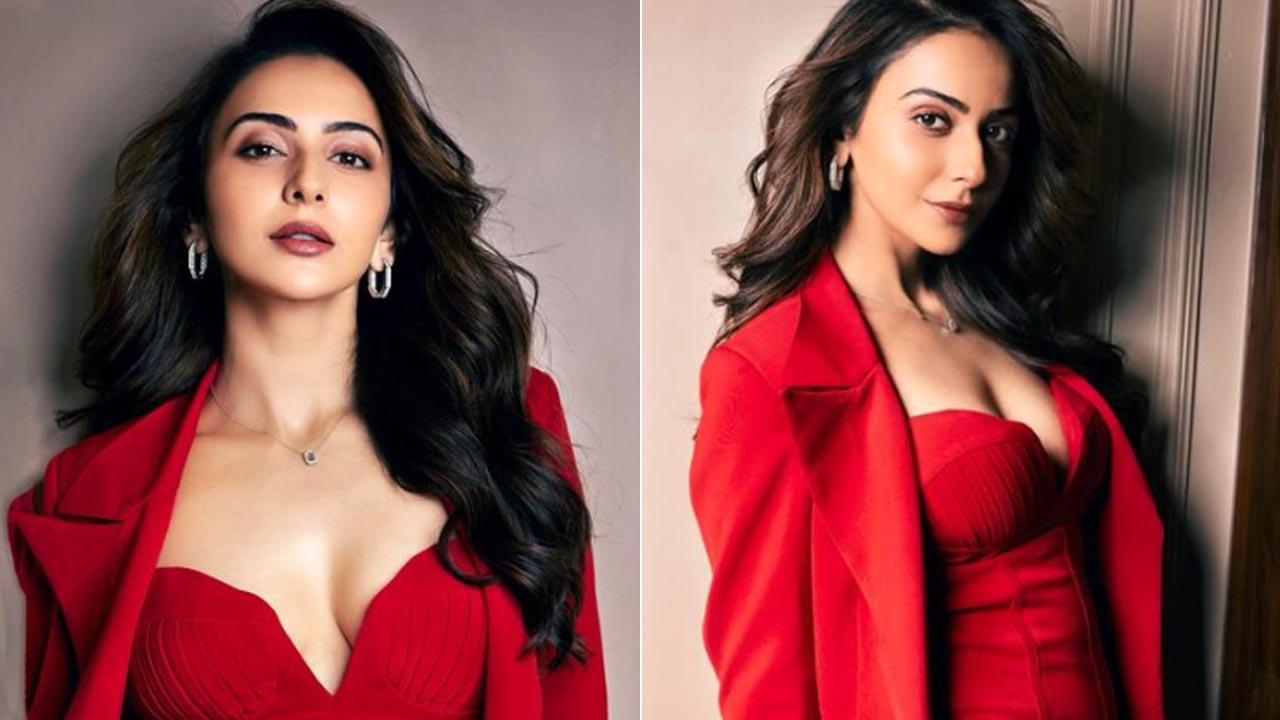 Rakul Preet Singh oozes charm in a red dress; see photos