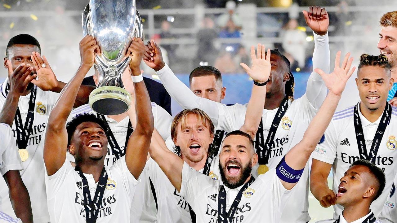 Real Madrid beat Eintracht Frankfurt as they lift yet another trophy