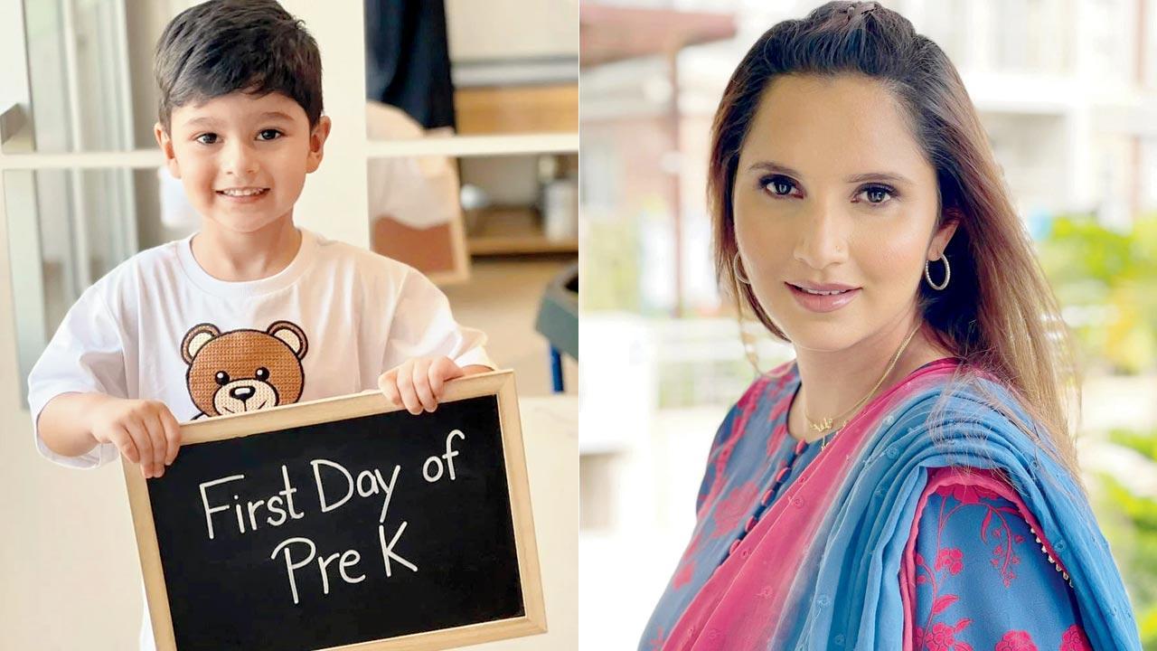 Sania Mirza's son goes to school in Dubai