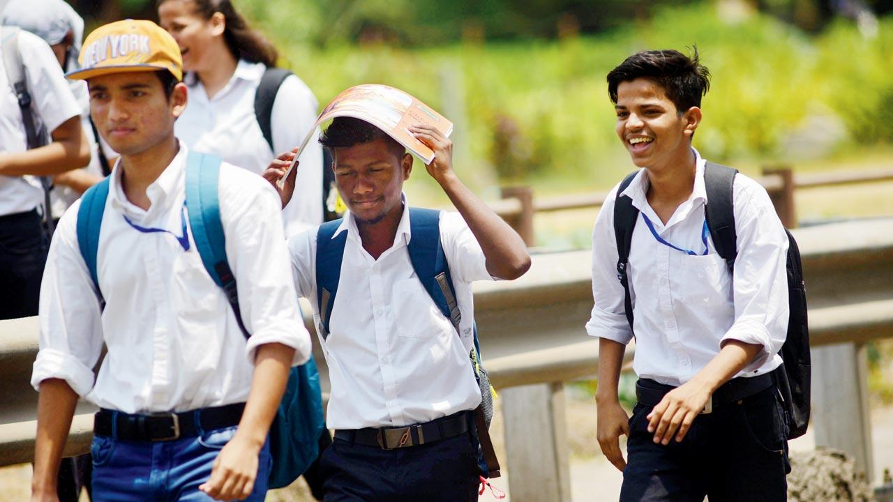 Enrolment in secondary schools saw a slight uptick while that in higher secondary schools remained stagnant. File pic
