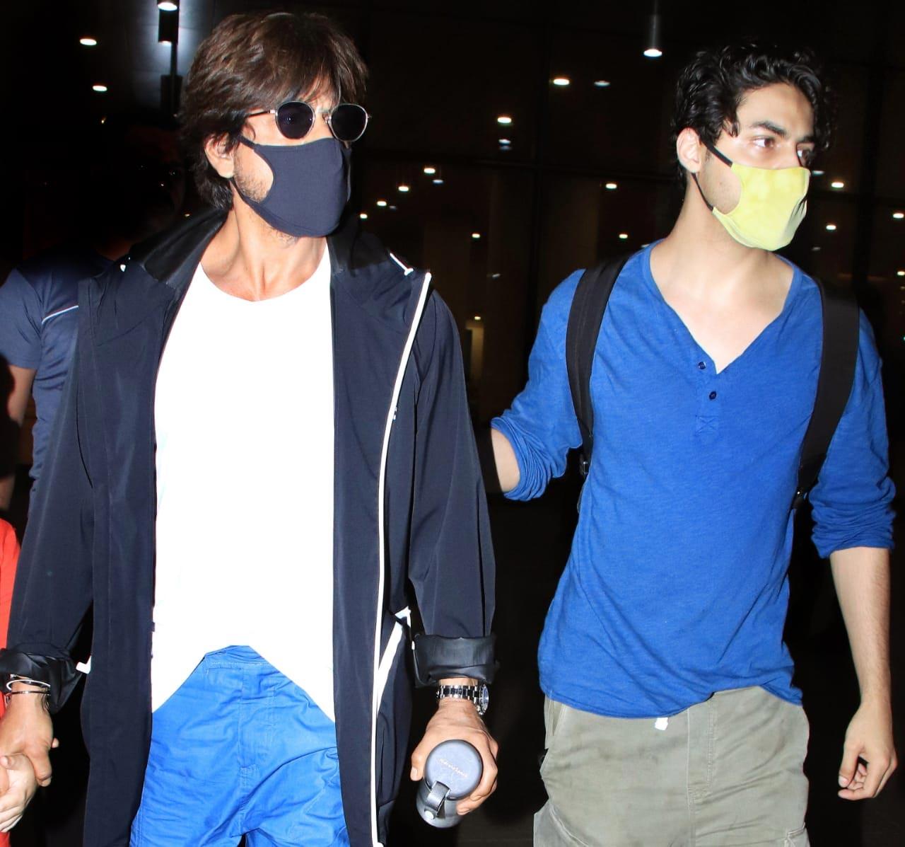 At the Mumbai airport, Shah Rukh Khan, Aryan Khan and AbRam Khan faced a very unusual moment in front of the paparazzi. While the family was getting clicked, one of the fans at the Mumbai airport grabbed the actor's hand. The video where SRK pulled away his hand from he fan, and Aryan Khan rescuing him has already taken the internet by storm