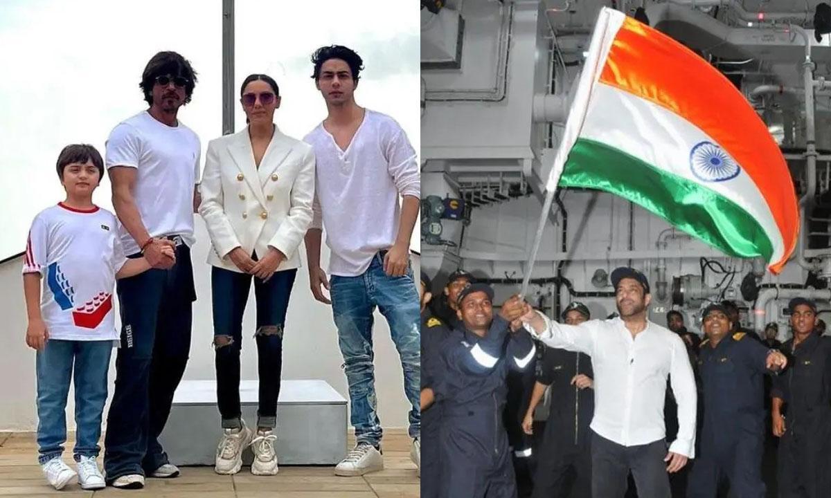 AbRam, Shah Rukh Khan, Gauri Khan, Aryan/ Instagram, Salman Khan/picture courtesy: Official Instagram account