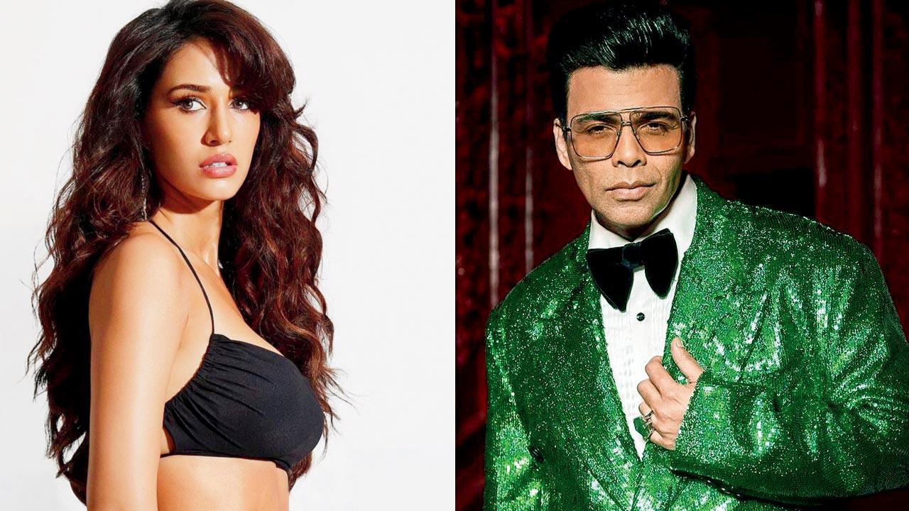 Disha Patani and Karan Johar