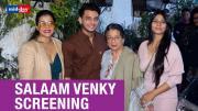 Kajol, Vishal Jethwa, Tanisha Mukerji & others at Salaam Venky screening