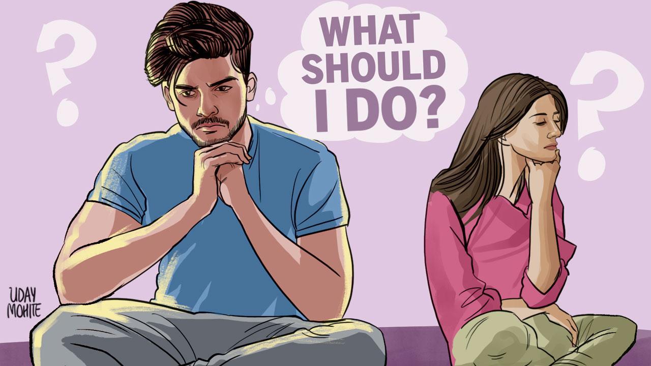 She asked my friend out first!