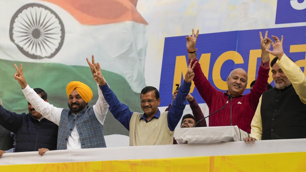 Delhi's verdict a message for nation to do positive politics: Arvind Kejriwal after AAP's MCD win