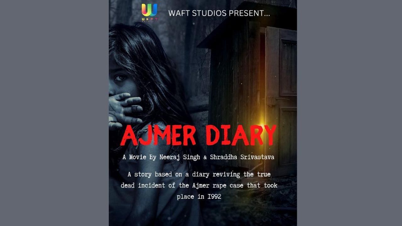 Film writer and director Neeraj Singh will make a film on the Ajmer rape case. Poster posted on Instagram