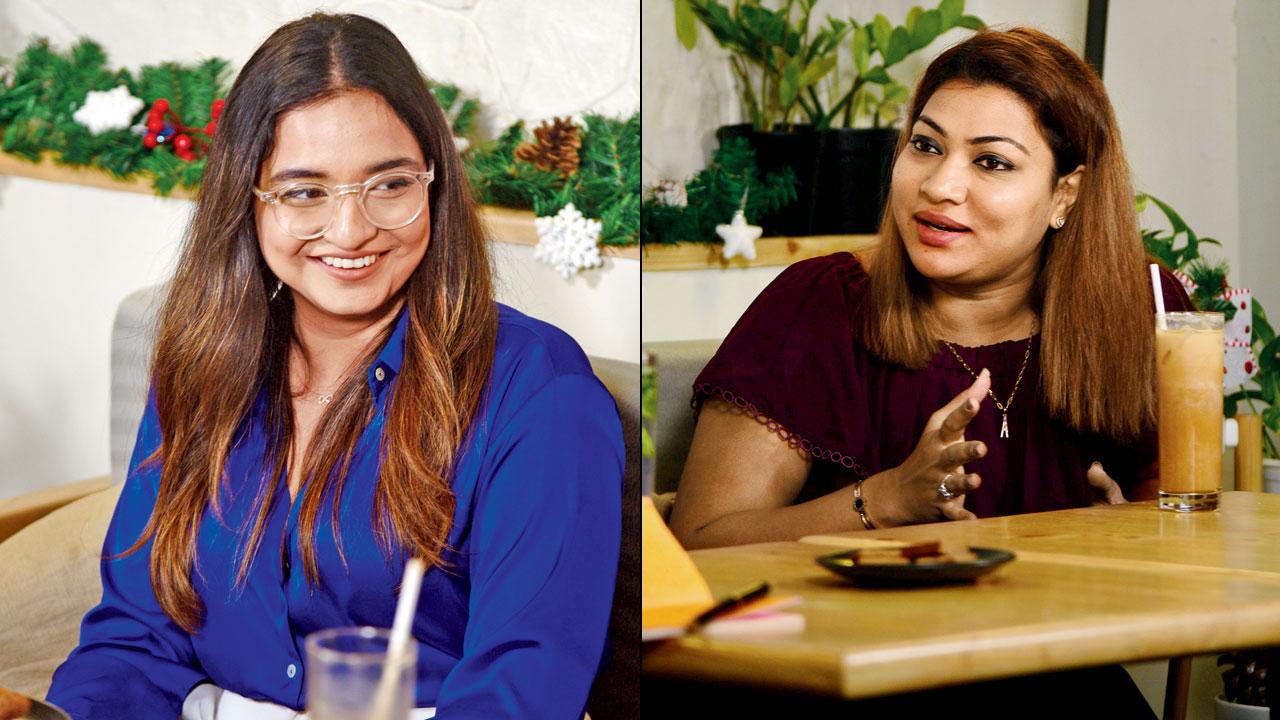 Freny Fernandes (right) Ankita Fernandes