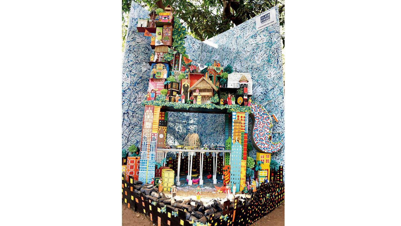 A previous installation  from Kala Ghoda Arts Festival 
