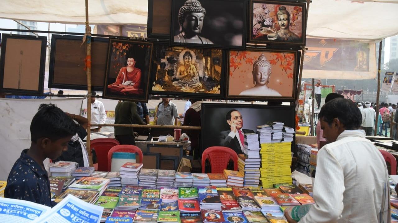 Book stalls have also been setup for the visitors.