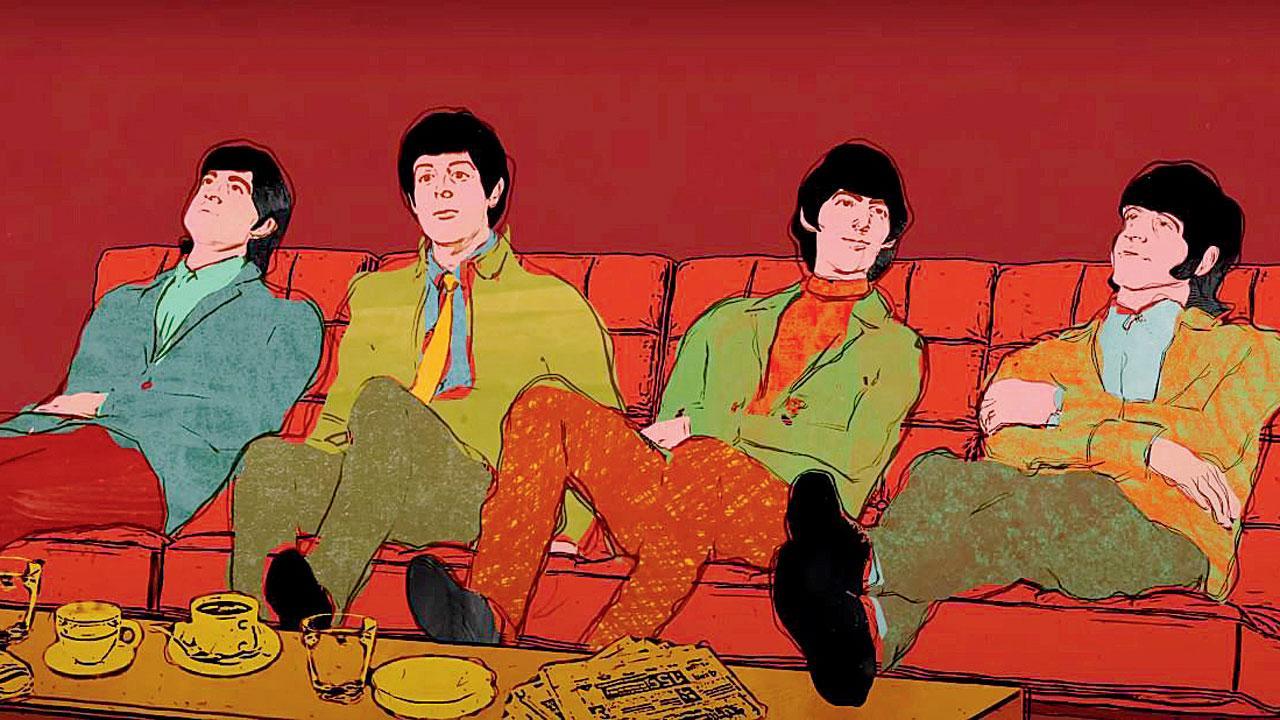 New animated video for The Beatles' track blends art, surrealism and nostalgia
