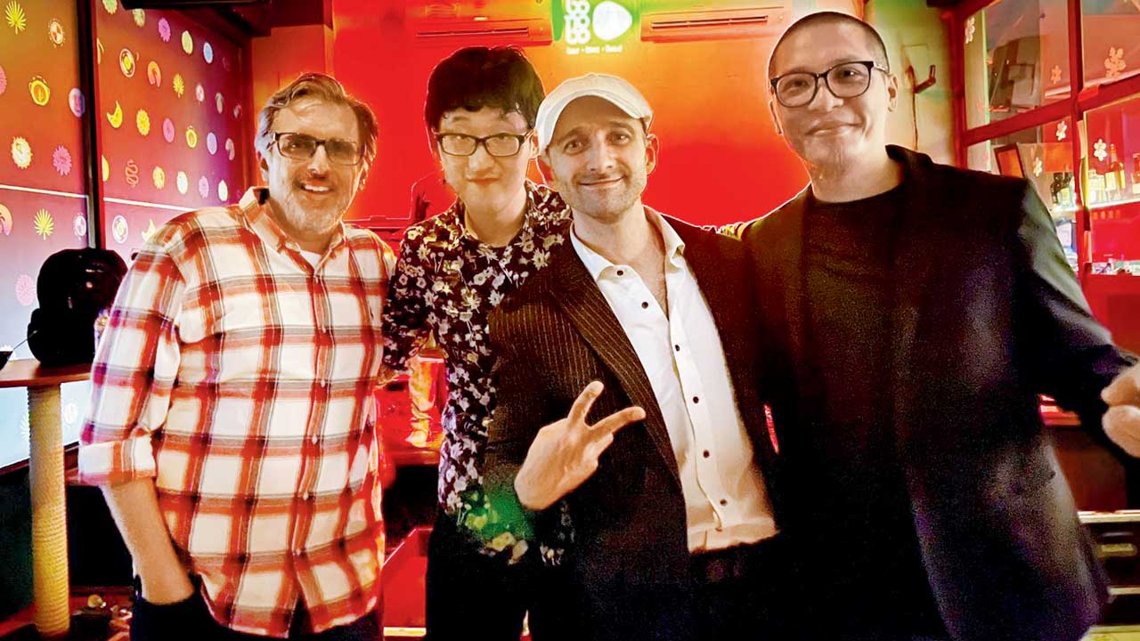 Rajesh Punjabi, Baron Jan, Musa and DaTone at the event