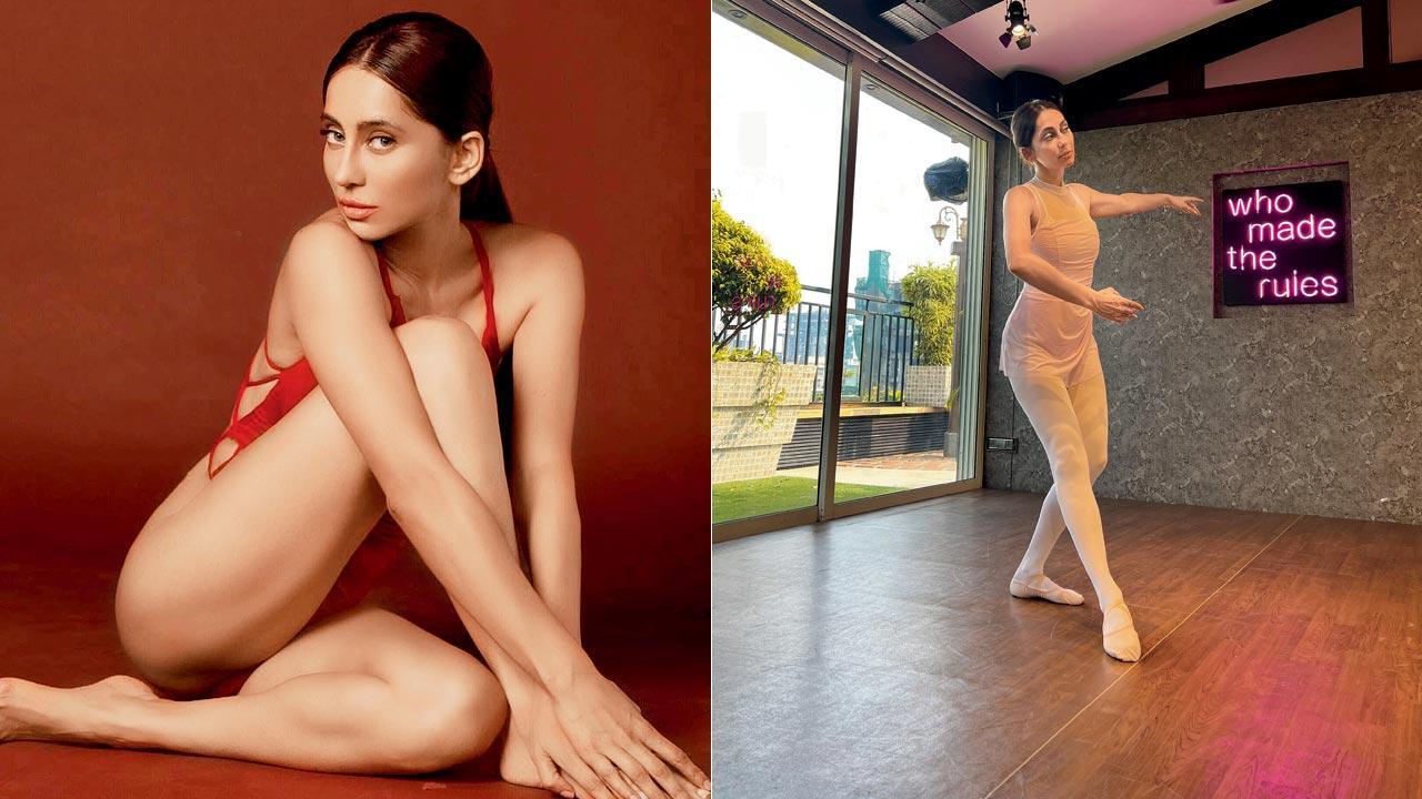 Anusha Dandekar channels her inner ballerina