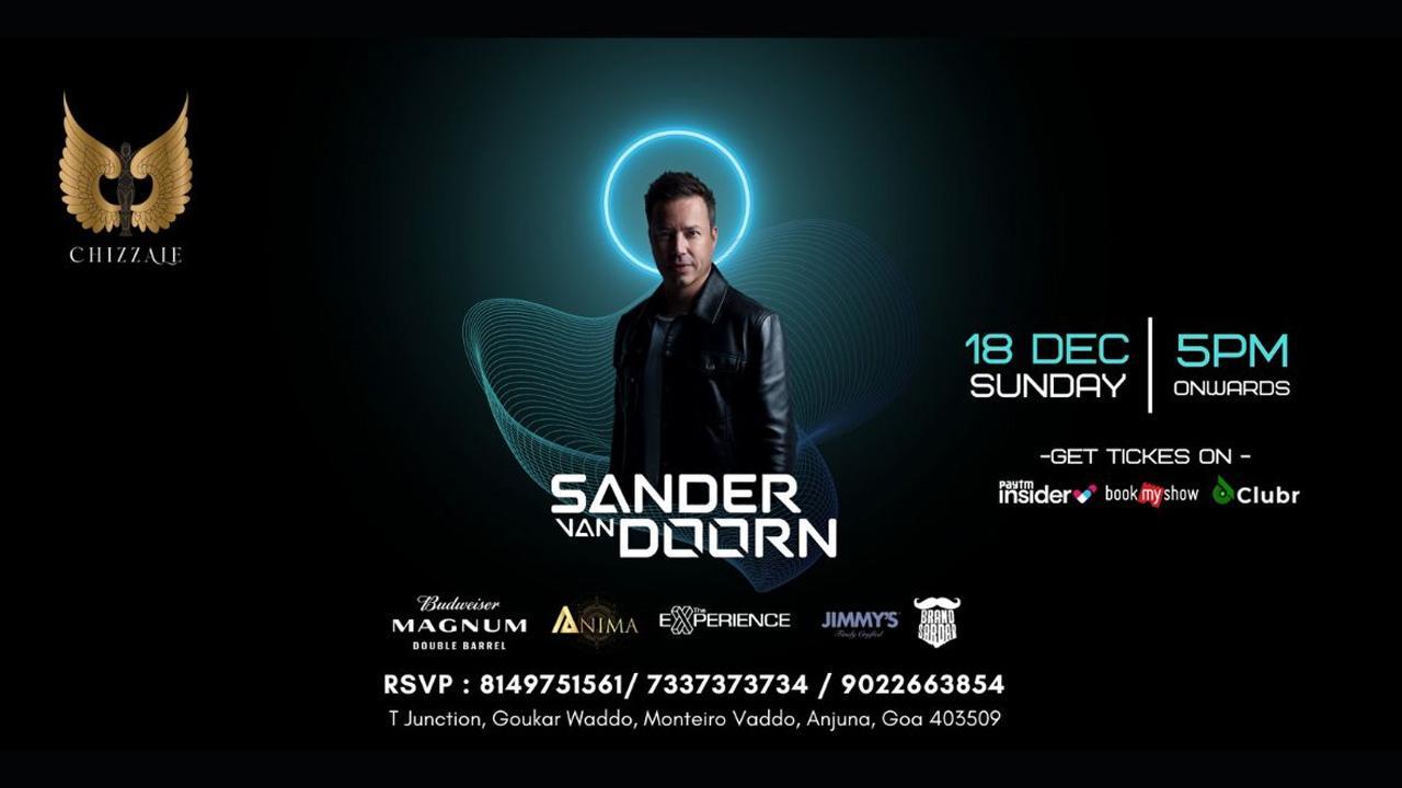 Sander Van Doorn at Club Chizzale Goa — An Epic Beach Event Awaits!