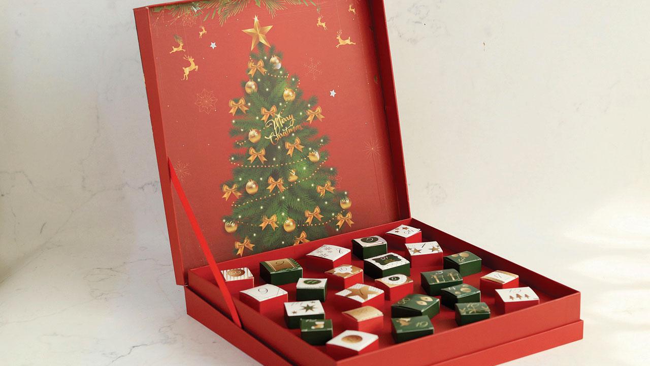 The chocolate advent calendar by Tojours