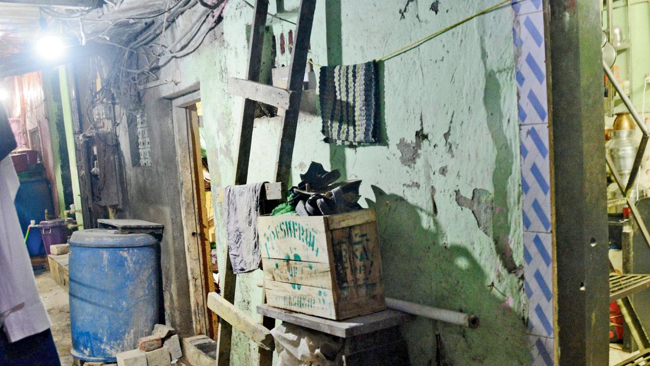 The home of the birds’ owner, Ahmed Khalil Sayyed, who trained them as a hobby. Pic/Sayyed Sameer Abedi