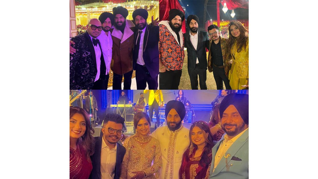 Dj Hardik & Dj Rink played in a Biggest Star Studded Celebrity Family wedding of SPEED RECORDS